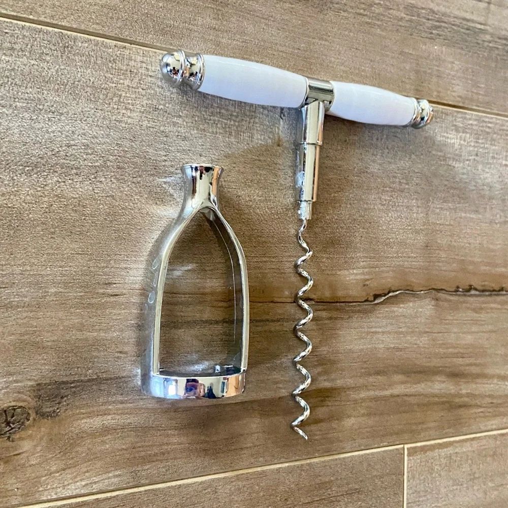 White Swirl Corkscrew